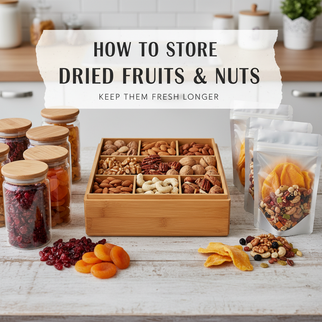 How to Store Dried Fruits and Nuts for Maximum Freshness