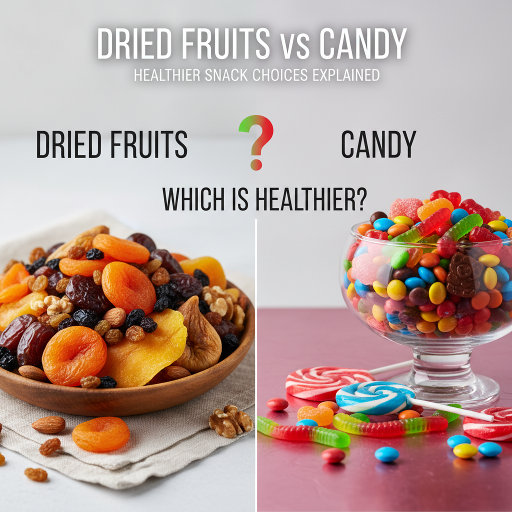 Dried Fruits vs. Candy: Healthier Snack Choices Explained