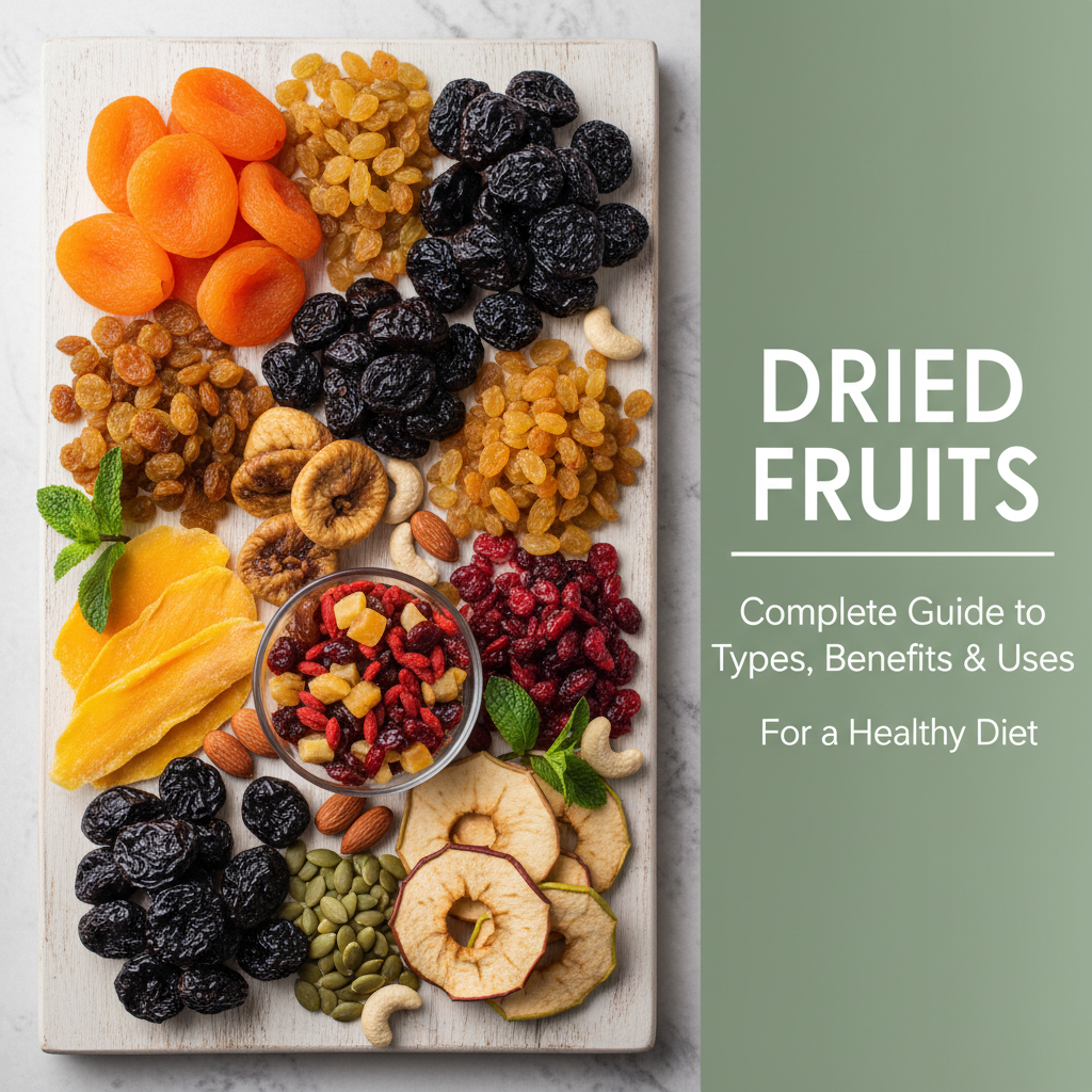 Dried Fruits: Types, Benefits & Uses for a Healthy Diet
