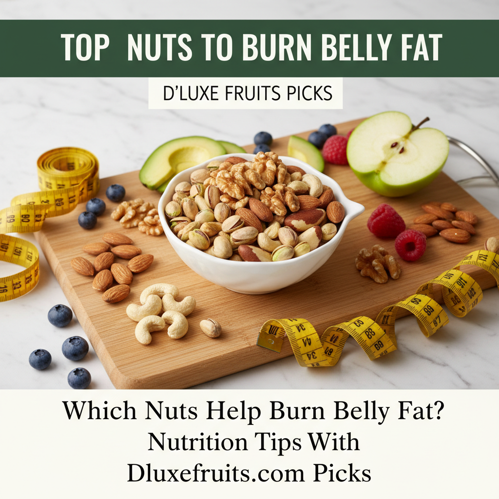 Top Nuts to Burn Belly Fat – D’luxe Fruits Picks