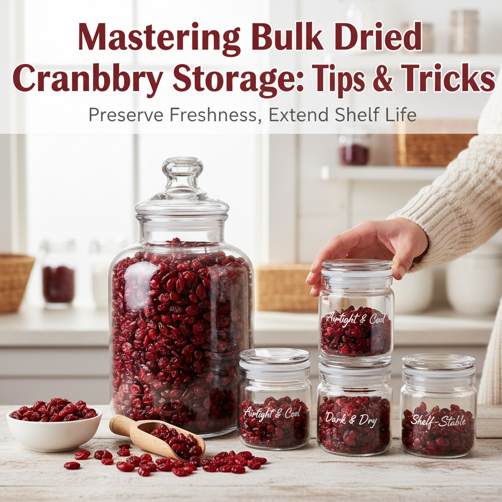 Mastering Bulk Dried Cranberry Storage: Tips & Tricks