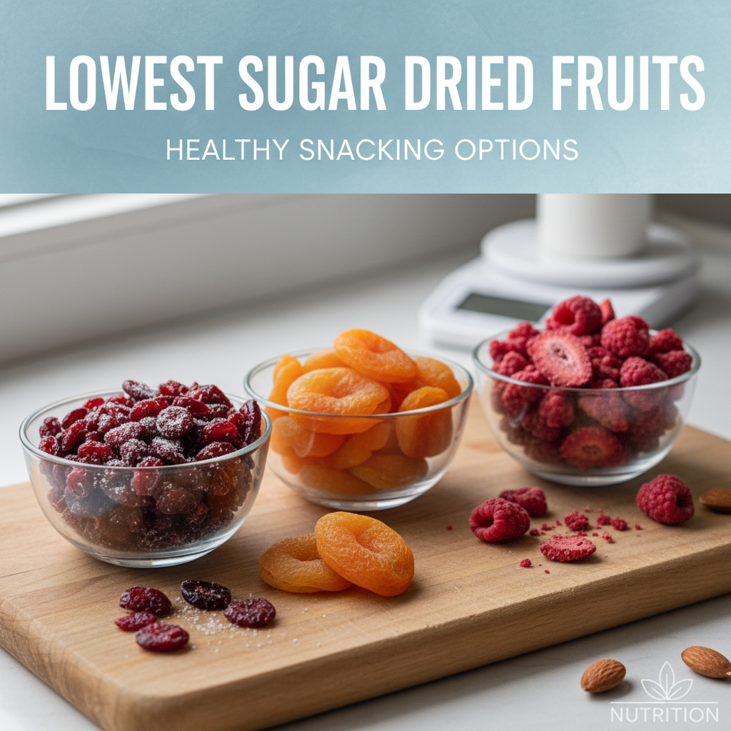 Lowest Sugar Dried Fruits: Healthy Snacking Options